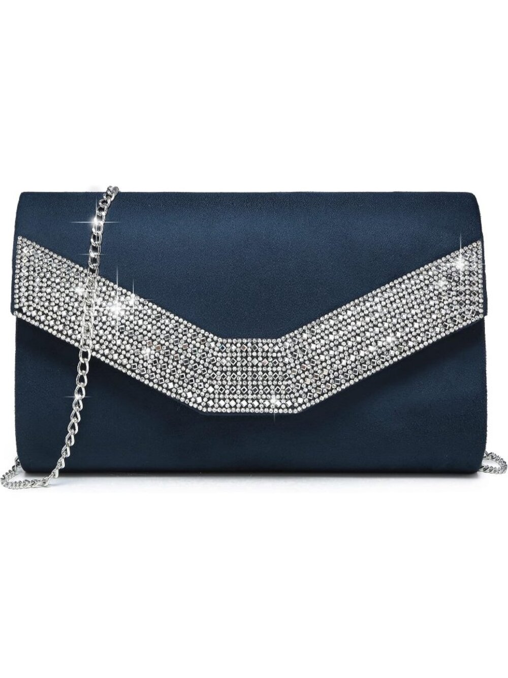 〽️Women's Navy Evening Bags Party Clutches Wedding Purses Cocktail Prom Handbags